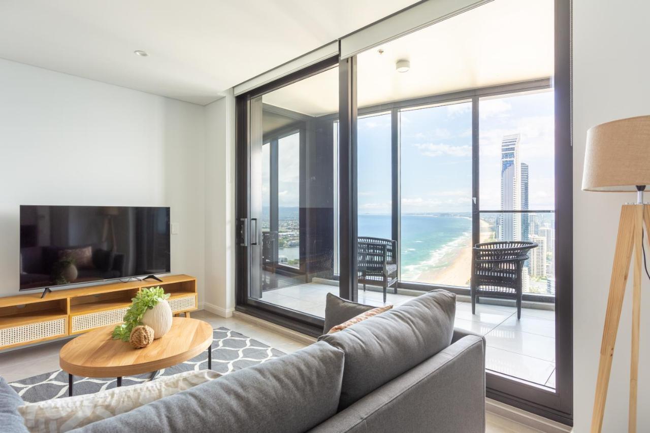 Sea View Beachfront Apartment In Surfers Gold Coast Exterior foto